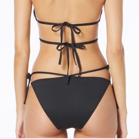 BNWT Vince Camuto Ring String Bikini Top - Picture 2 of 4